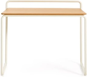 Detský písací stôl s doskou v dekore jaseňového dreva 45x82 cm Tinn – Kave Home