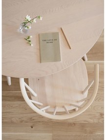 Okrúhly jedálenský stôl s doskou v dubovom dekore 115x115 cm Yumi - Rowico