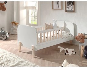 Biela detská posteľ Vipack Toddler, 70 x 140 cm