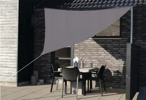 Garden Line SLNEČNÍK TROJUHOLNÍKOVÝ ŠEDÝ 3,6 X 3,6 X 3,6 M *0464