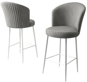 Sada barových stoličiek Fora Grey and White, 2 ks, 2 ks