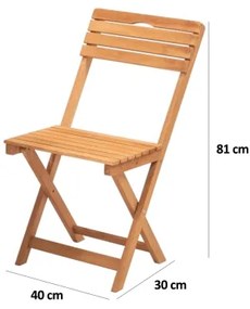 Balkónová sada s vankúšmi, buk