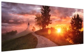 Obraz - Jamnik, Slovinsko (120x50 cm)