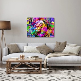 Obraz - 3D obraz leva (70x50 cm)
