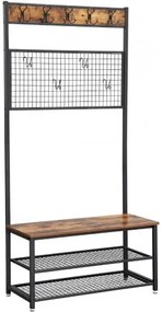 Vešiakový stojan s botníkom VASAGLE HSR46BX