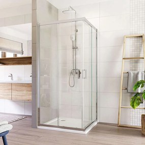 Mereo Mereo, Sprchovací kút, LIMA, štvorec, chróm ALU, sklo Číre, MER-CK608A33K