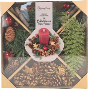 Kreatívna sada DIY CHRISTMAS na výrobu vencov a dekorácií - rôzne varianty