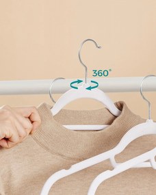 Sada ramínek RUBERO 20 ks bílá/stříbrná