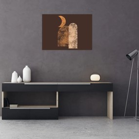 Obraz - Oranžové oblúky N⁰2 (70x50 cm)