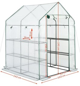 InternetovaZahrada Fóliovník 195x143x143 cm