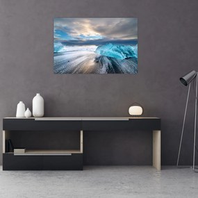 Obraz - Diamantová pláž (90x60 cm)