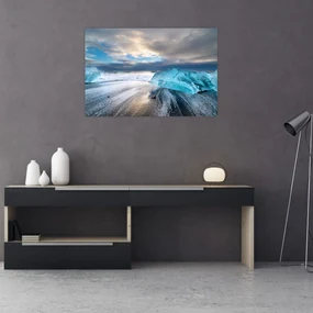 Obraz - Diamantová pláž (90x60 cm)