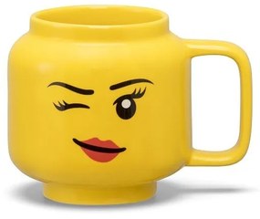 Žltý keramický detský hrnček 255 ml Head - LEGO®