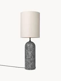Stmievateľná stojacia lampa's mramorovým podstavcom Gravity, V 130 cm