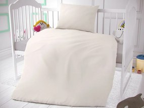 Bavlnené obliečky do detskej postieľky Biele 90x135/45x60 cm