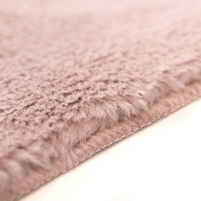 Dekorstudio Kožušinový koberec do kúpeľne TOPIA mats - ružový Rozmer koberca: 80x150cm