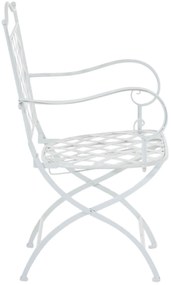 Kovová stolička Adara (SET 2 ks) - Biela