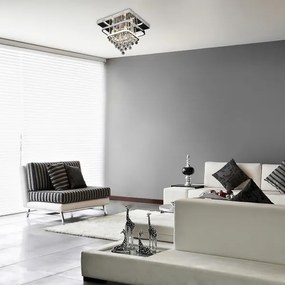 Rabalux 2239 - Krištáľový prisadený luster PALLAS LED/36W/230V + 4xE14/40W