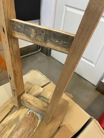 Dizajnová lavica Brenda 90 cm teak - II. Trieda