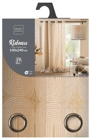 Béžový záves 140x240 cm Ondine – douceur d'intérieur