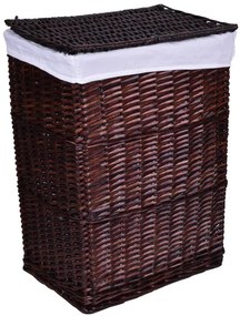 Kôš na bielizeň 72 l prútený hnedý