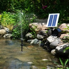 Solárne čerpadlo LED pre jazierko Farebné vodné fontány