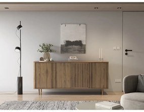 Komoda v dekore duba v prírodnej farbe 180x80x40 cm Salma – Marckeric