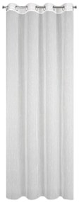ZÁCLONA NA KRÚŽKOCH PILAR 140X250 CM BIELA