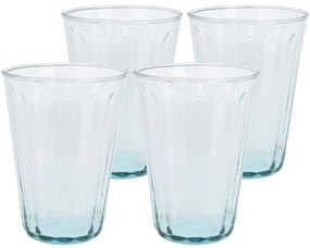 Sada pohárov z recyklovaného skla 400 ml, 4 ks