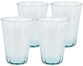 Sada pohárov z recyklovaného skla 400 ml, 4 ks