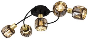 Globo 54357-5B - Prisadený luster INDIANA 5xE14/40W/230V