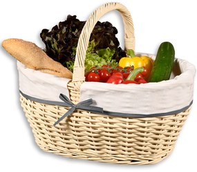 Košík na ovocie Basket Beige, 45x34x37 cm