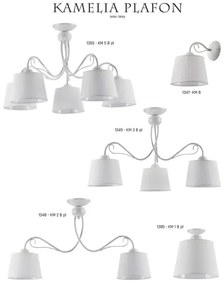 Jupiter 1347 - KM K B - Nástenné svietidlo KAMELIA 1xE27/60W/230V