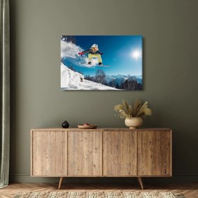 Obraz - Snowboardista (90x60 cm)