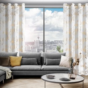 ZATEMŇOVACÍ ZÁVES NA KRÚŽKOCH CELIA 140X250 CM VZOROVANÁ