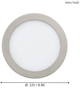 Eglo 96676 - LED RGB Stmievateľné podhľadové svietidlo FUEVA-C LED/15,6W/230V