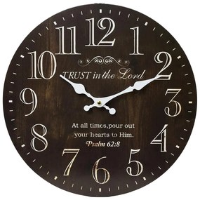 Nástenné hodiny, Flor0112, Trust, 34cm