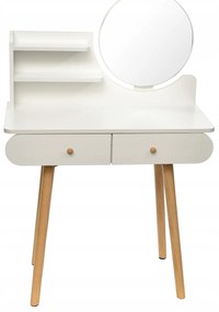 Dekorstudio Toaletný stolík SCANDI biely