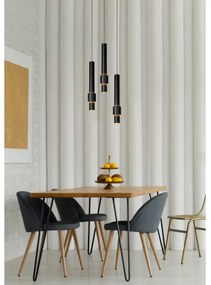 Lucide 24402/15/30 - LED Stmievateľný luster na lanku MARGARY 3xLED/4W/230V čierna