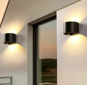 ECOLIGHT LED fasádne svietidlo IP65 - 7W - 360lm - antracit