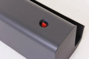 Balkónový hrantík BALKONA CLASSICO, plast, šírka 80 cm, antracit