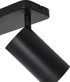 Moderné stropné svietidlo čierne 3-svetlové GU10 70mm - Jeana Luxe