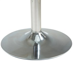 Stôl okrúhly sklenený 1025033 - v70 x Ø60 cm - Transparentná / sklo