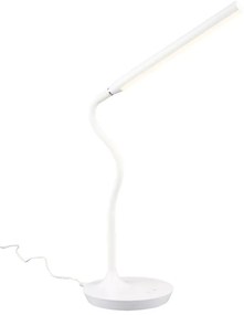 Biela LED stolová lampa (výška 38 cm) Toro – Trio