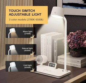 Stolná lampa 4 v 1 MDHL MD-1772 - biela