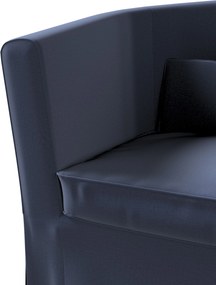 Poťah na kreslo Ektorp Tullsta farba produktu tmavomodrá látka zamatová