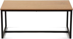 Konferenčný stolík v dekore duba v prírodnej farbe 47x90 cm Norden – Bonami Essentials