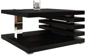 Konferenčný stolík KYOTO 31x60 cm matná čierna