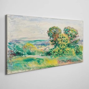 Obraz na plátne Abstrakcie Lesné krajina