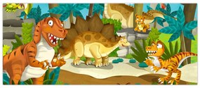 Obraz - Dinosauria (120x50 cm)